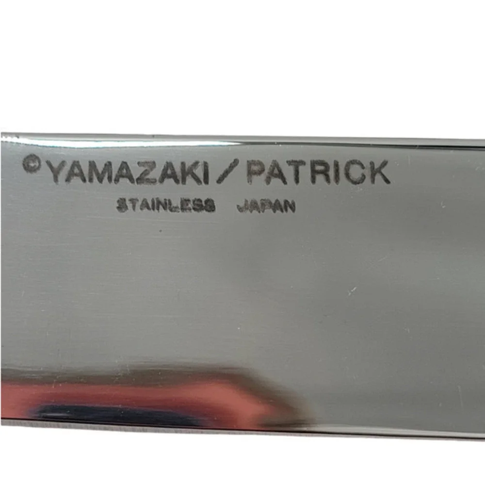 Vintage Yamazaki 18/8 Stainless LINDI Black Handle GOLD Accent Vintage‎